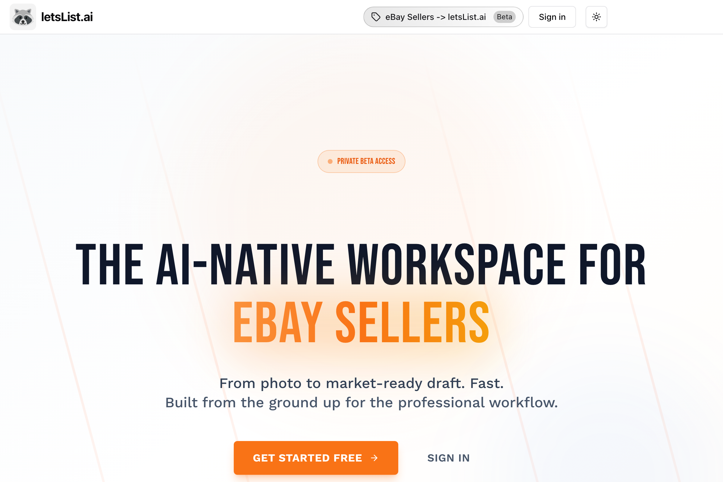 letsList.ai interface